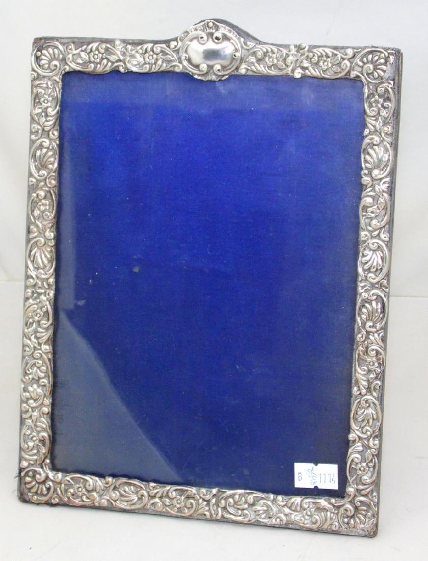 Victorian Sterling Silver Easel Photograph Frame (1 of 1)