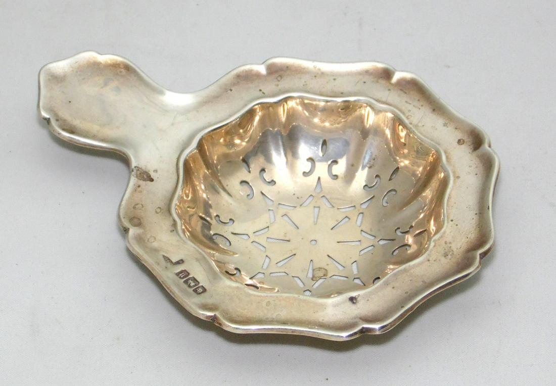 Antique Sterling Silver Tea Strainer (1 of 1)