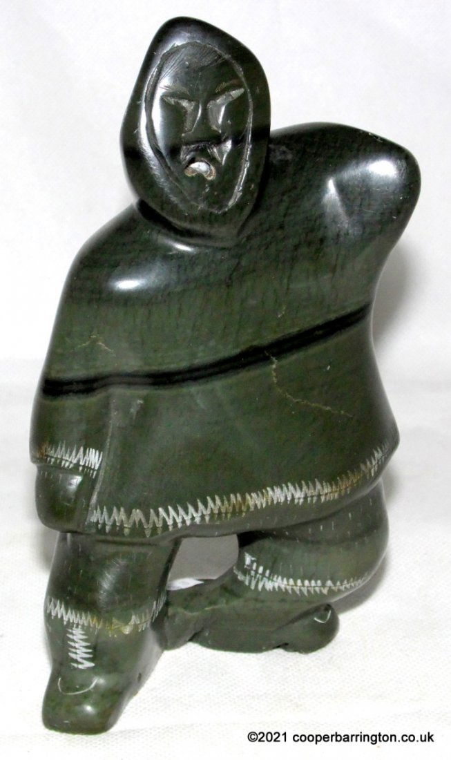 Vintage Inuit Stone Sculpture Sanikiluaq (1 of 3)