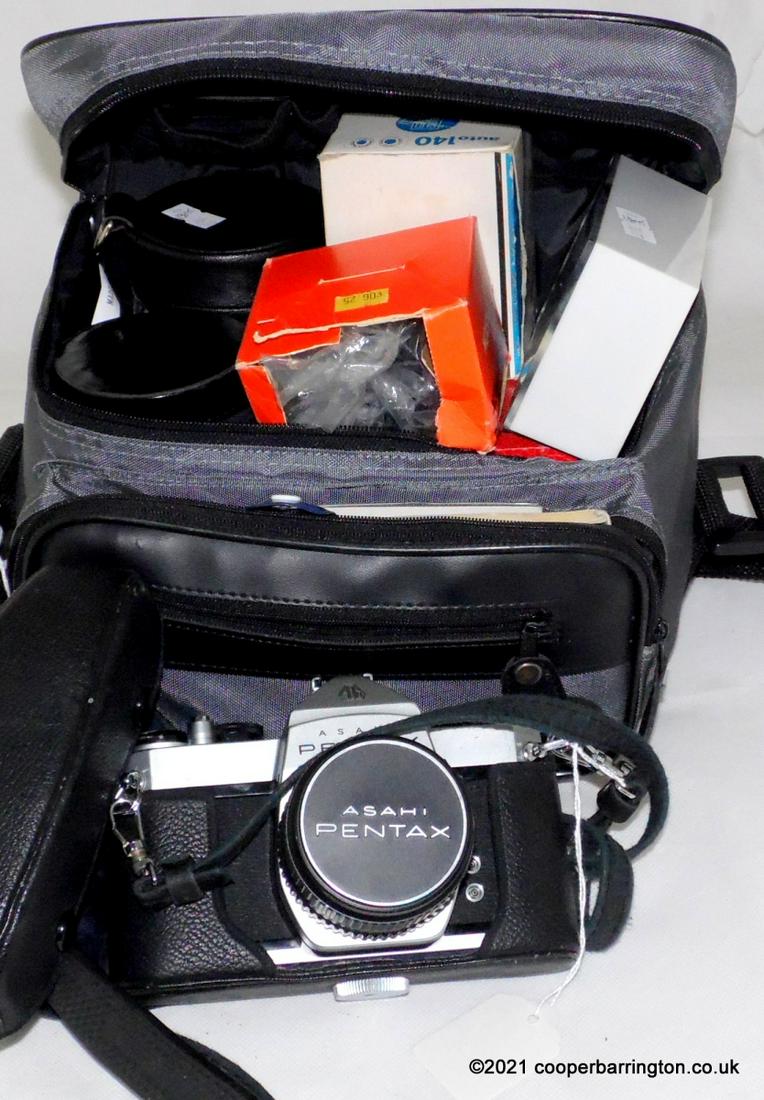 Pentax Spotmatic SP 1000 35mm SLR Film Camera.Etc (1 of 1)