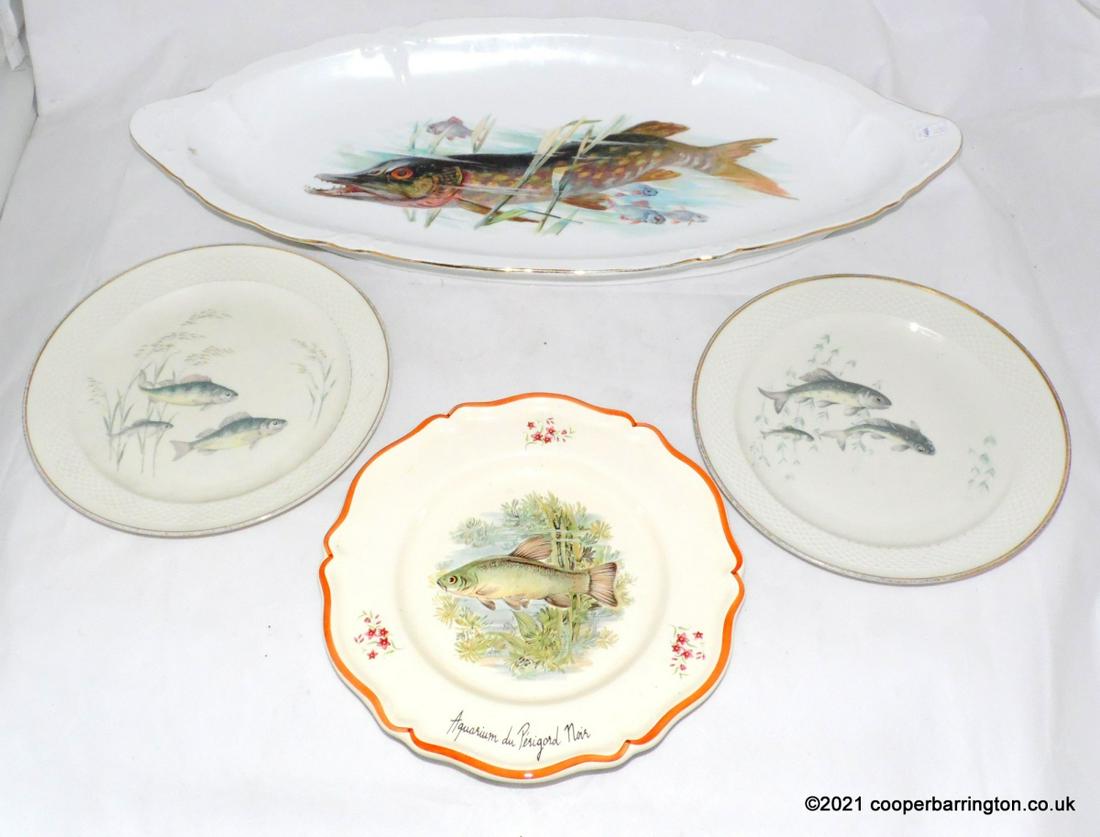 Antique Ernst Wahliss Large Porcelain Fish Platter (1 of 1)