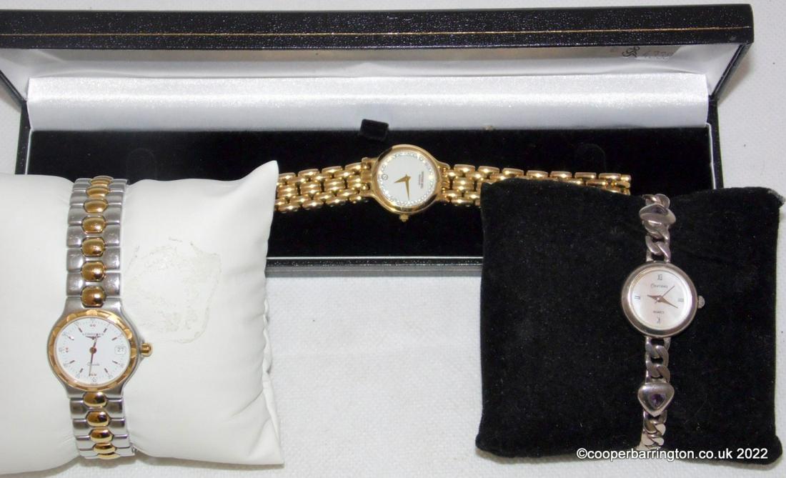 A Longines Conquest Ladies Quartz Wrist Watch. (1 of 1)