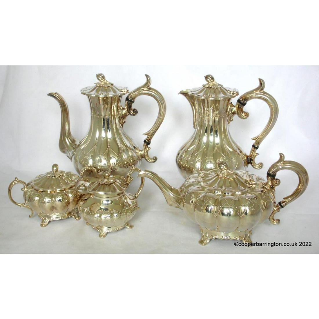 James Dixon & Son Sheffield Plate Teaset (1 of 1)