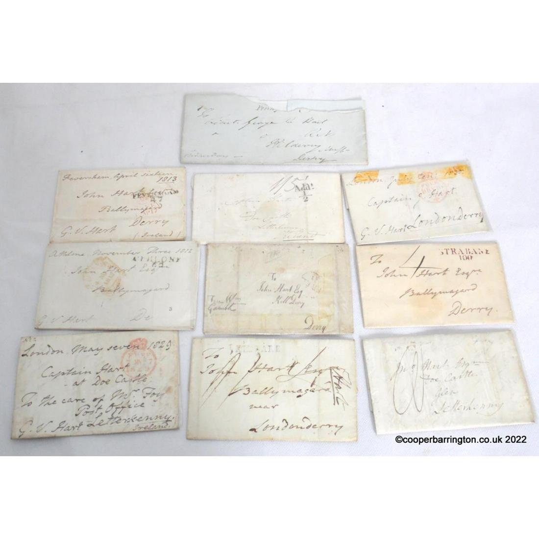 Irish Collection of  Postal History Letter Sheets (1 of 2)