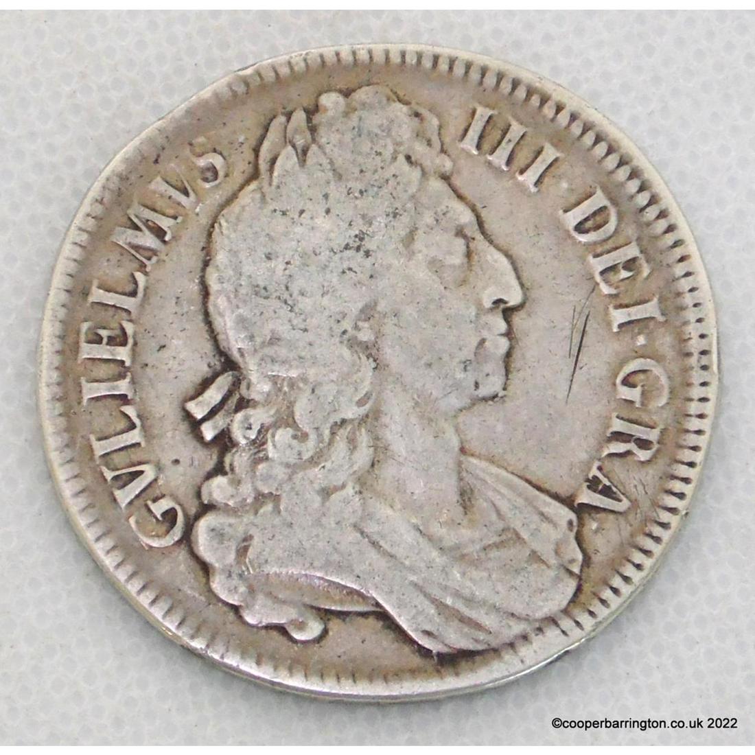 Great Britain William III 1696 Silver Crown (1 of 3)