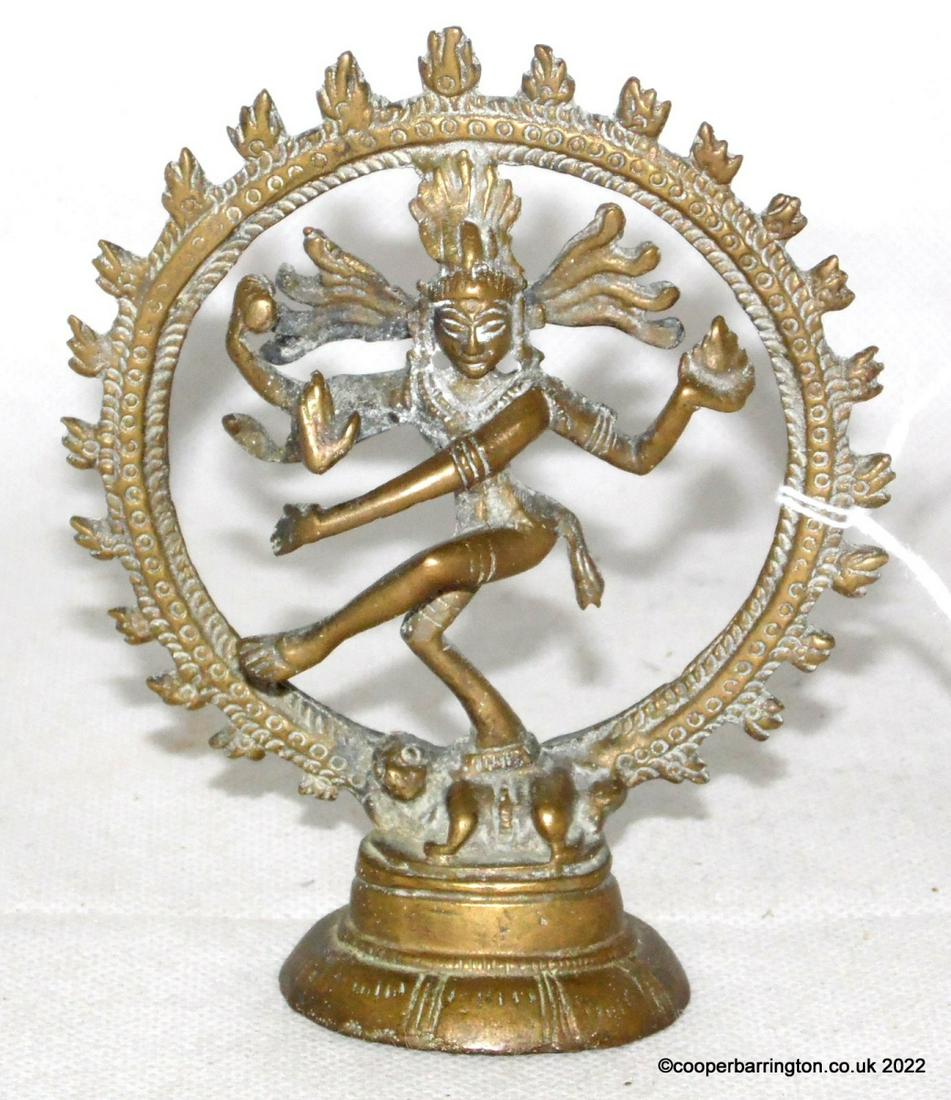Antique Bronze Statue Shiva Nataraja Figurine (1 of 1)