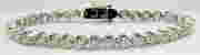 Choice White Gold/Diamond Tennis Bracelet WGI Cert First Image