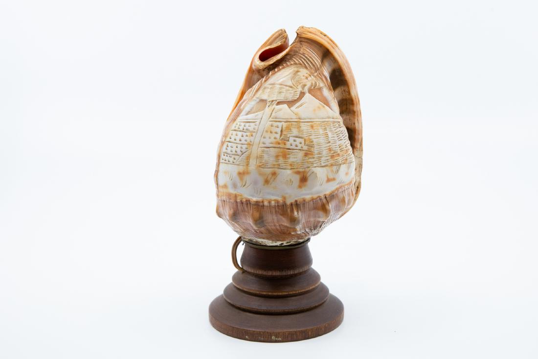 Cameo Carved Shell Lamp (1 of 7)