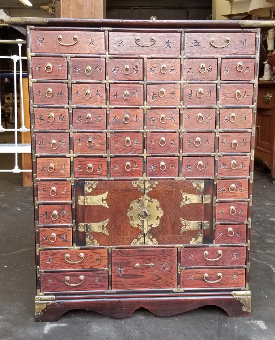 Oriental 44 drawer Apothocary Cabinet (1 of 8)