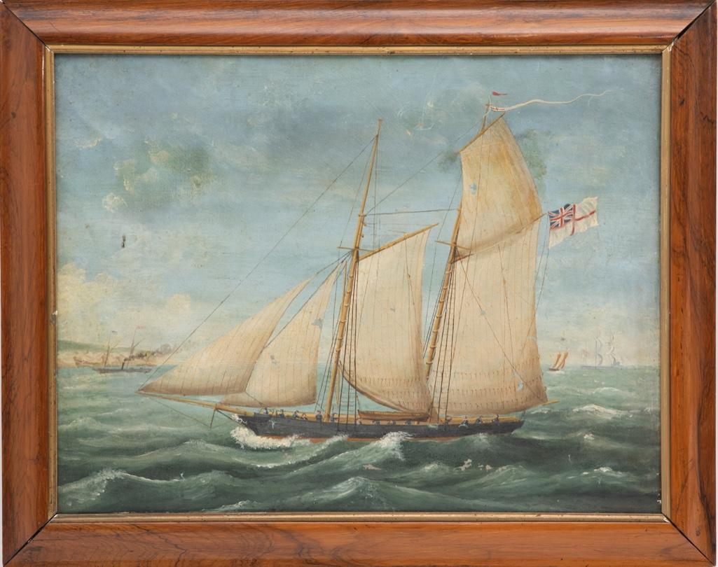 Mid 19th Century Oil Painting On Canvas (1 of 4)