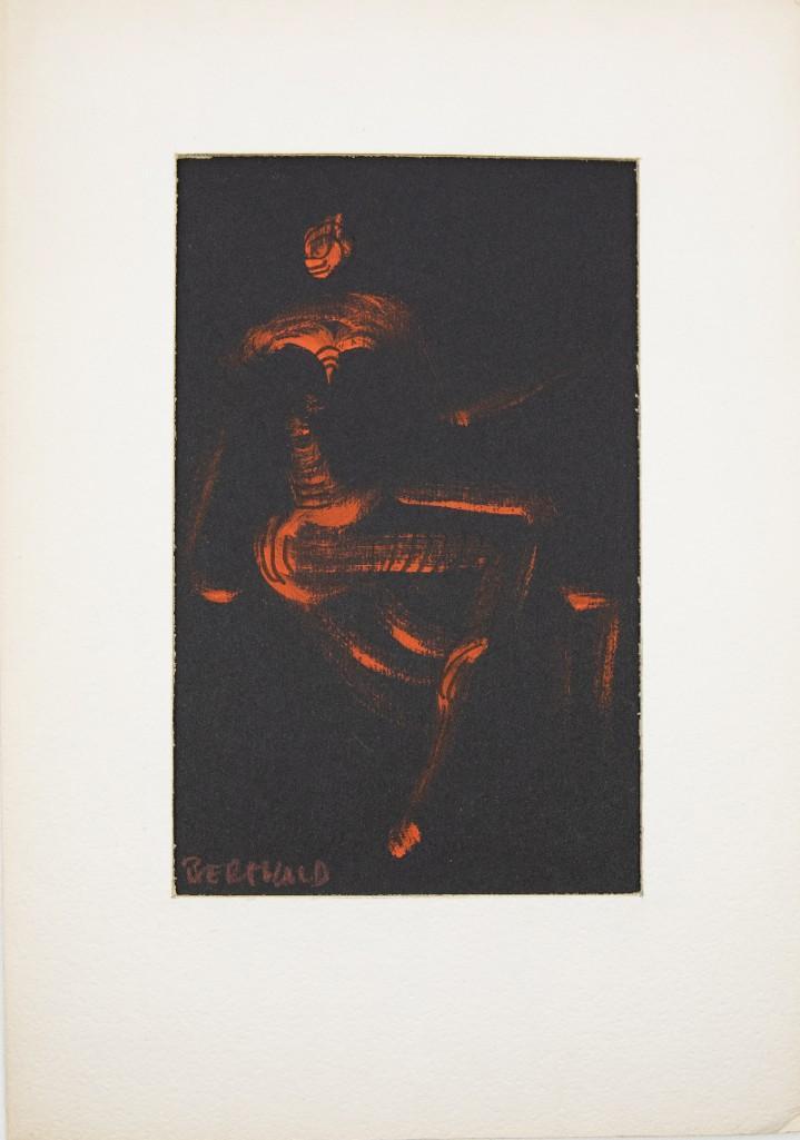 Joachim Berthold Signed Gouache (1 of 3)