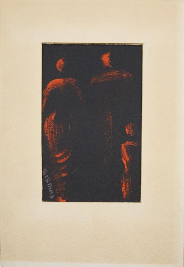 Joachim Berthold Signed Gouache (1 of 3)