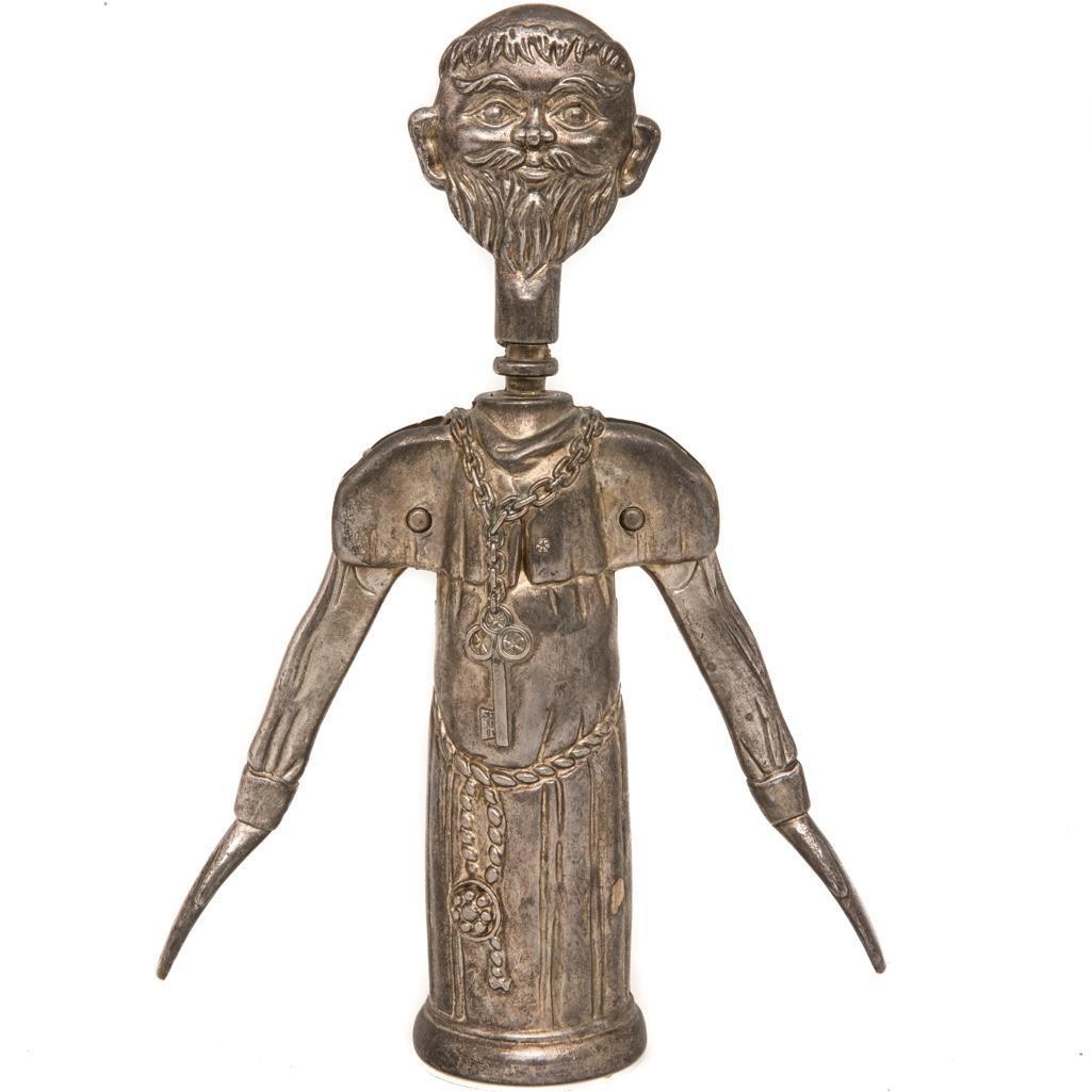 Silver Plated Mid Century Corkscrew (1 of 4)