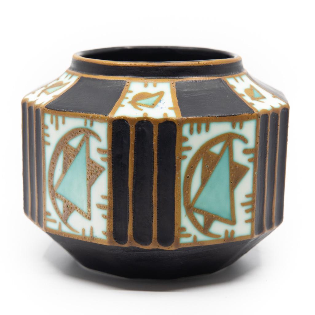 Art Deco Boch FrÃ¨res Keramis Vase (1 of 9)