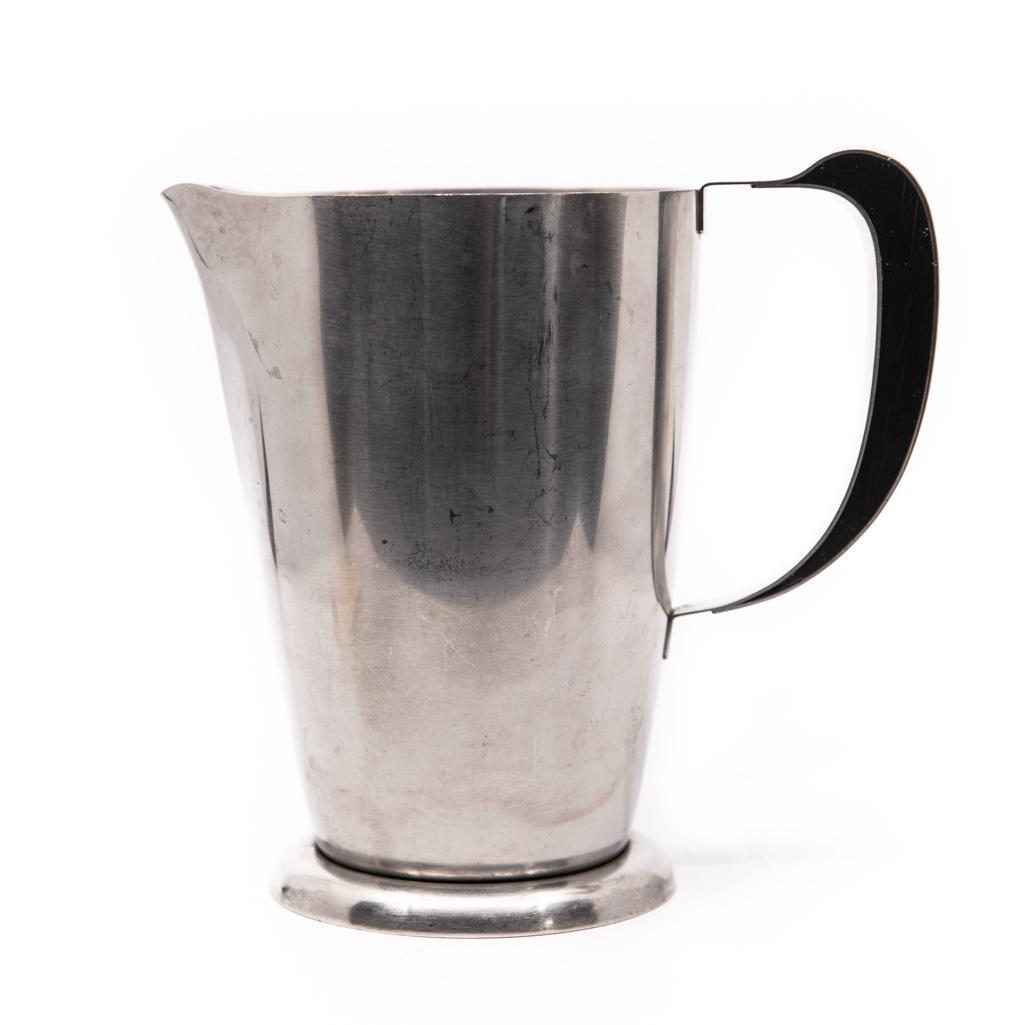 Mid Century Modern Folke Arstrom Stainless Steel: Mid Century Modern Folke Arstrom Stainless Steel Pitcher for Gense Sweden Approx 7.5"