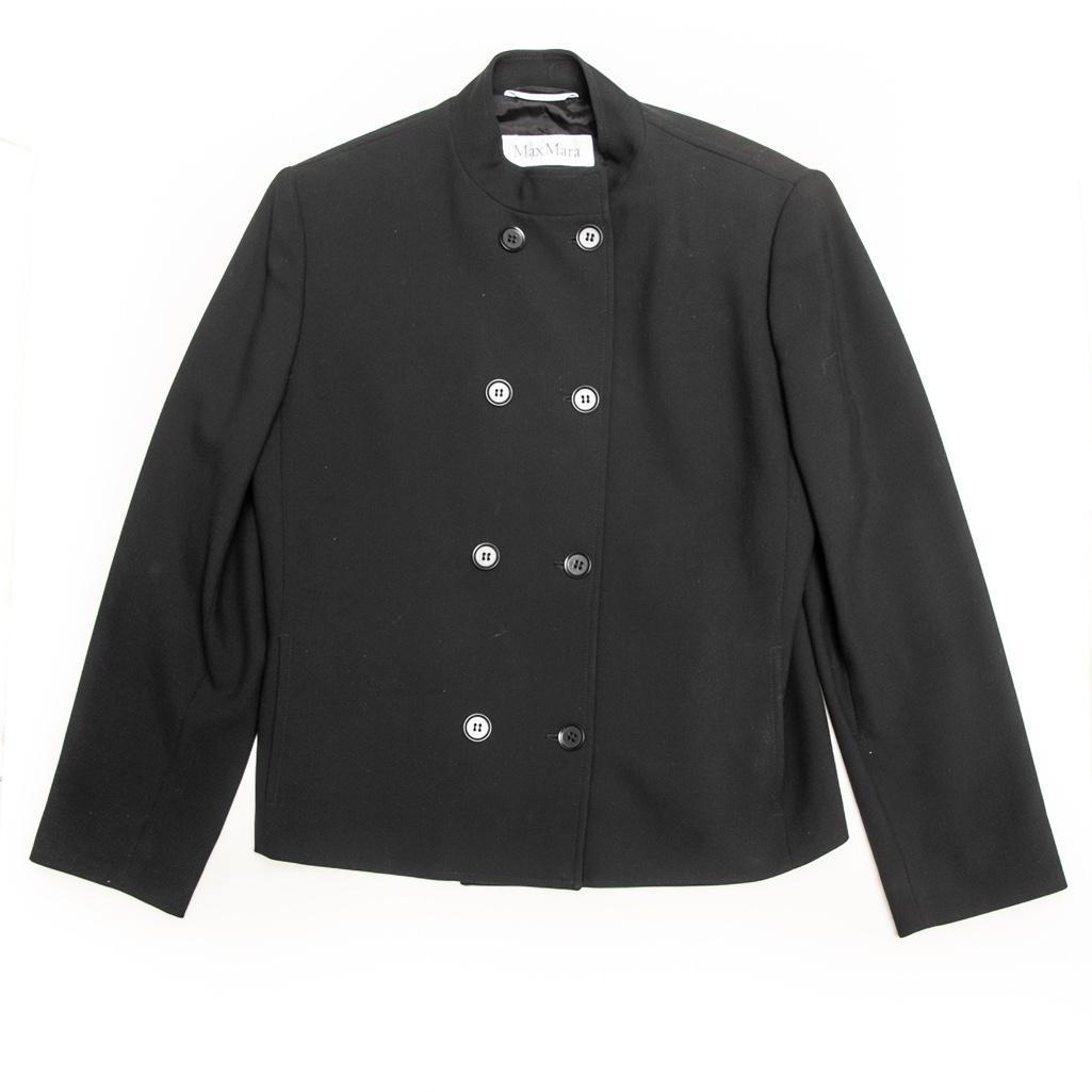 Max Mara Double breasted Blazer: Max Mara Double breasted Blazer 100 percent wool. Size 10