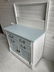 Shabby chic washstand with towel bar - 2