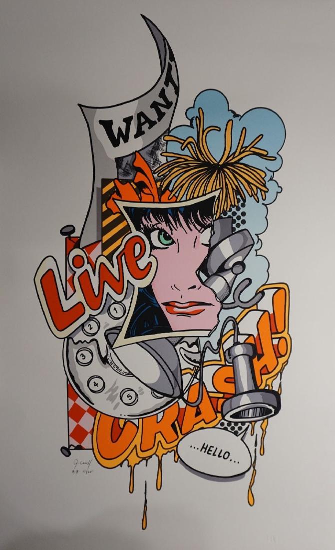 John Matos "Crash" Wanted Live Hand Signed Numbered (1 of 3)