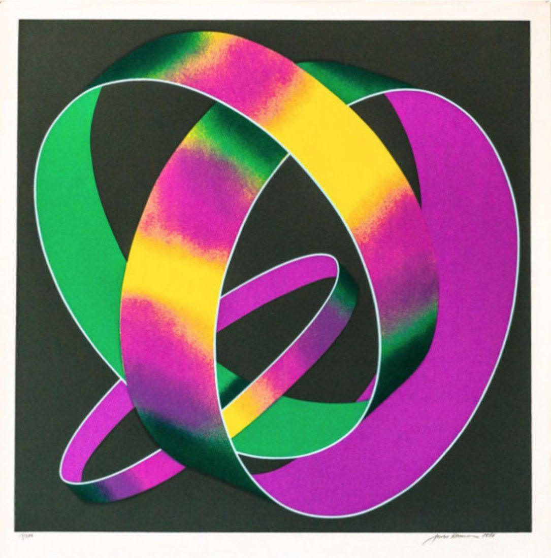 Jack Brusca Whisper Theme: Artist: Jack Brusca Title: Whisper Theme Year: 1978 Dimensions: 26.5 in. by 25.5 in. Edition: From the limited edition of 200 Medium: Silkscreen Cond