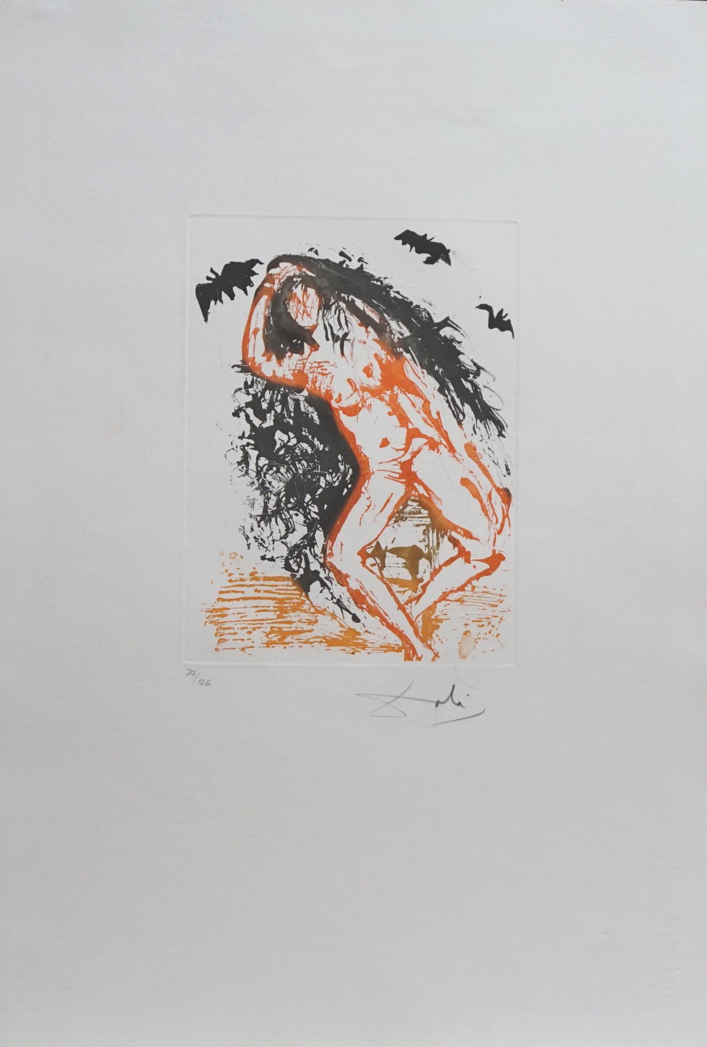 Salvador Dali 8 Mortal Sins Sloth (1 of 3)