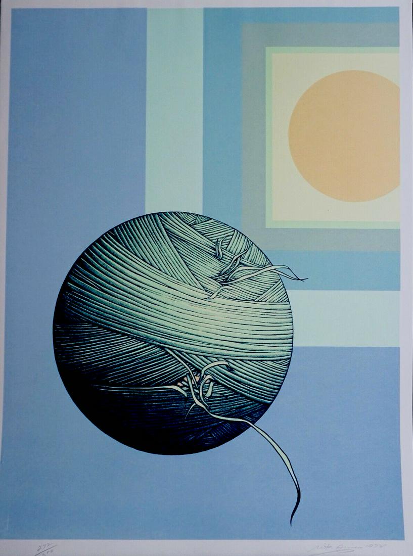 Rita Simon Ariadne: Artist: Rita Simon Title: Ariadne Year: 1979 Dimensions: 26 in. by 34 in. Edition: From the limited edition of 300 Medium: Screenprint Condition: