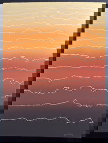 Arthur Secunda, 'High Rise', Hand Signed Limited Edition Screenprint