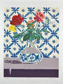 Bill Sullivan, 'Flowers', Hand Signed Limited Edition Serigraph