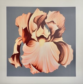 Lowell Nesbitt Iris Hand Signed Screenprint