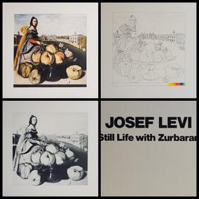 Josef Levi Still Life With Zurbaran Hand Signed 3 Lithograph Suite