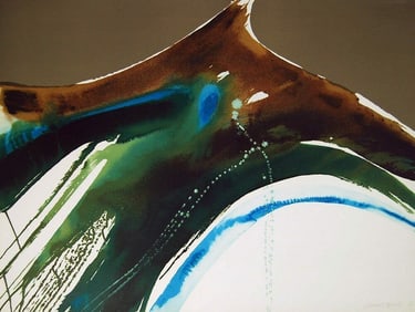 Lamar Briggs Tiva Hand Signed Lithograph