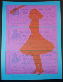 Joanne Seltzer Dance Lesson #5 Hand Signed Lithograph