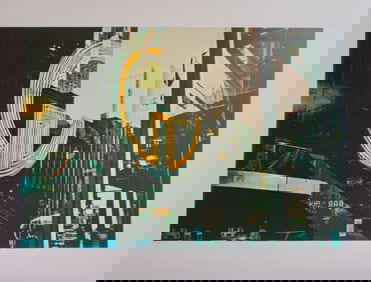 Ching Jang Yao Reflection Hand Signed Screenprint Photosrealism