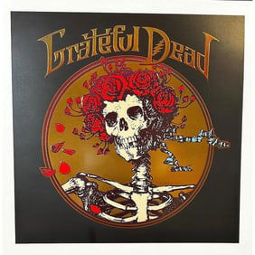 Grateful Dead Poster With Gold Foil