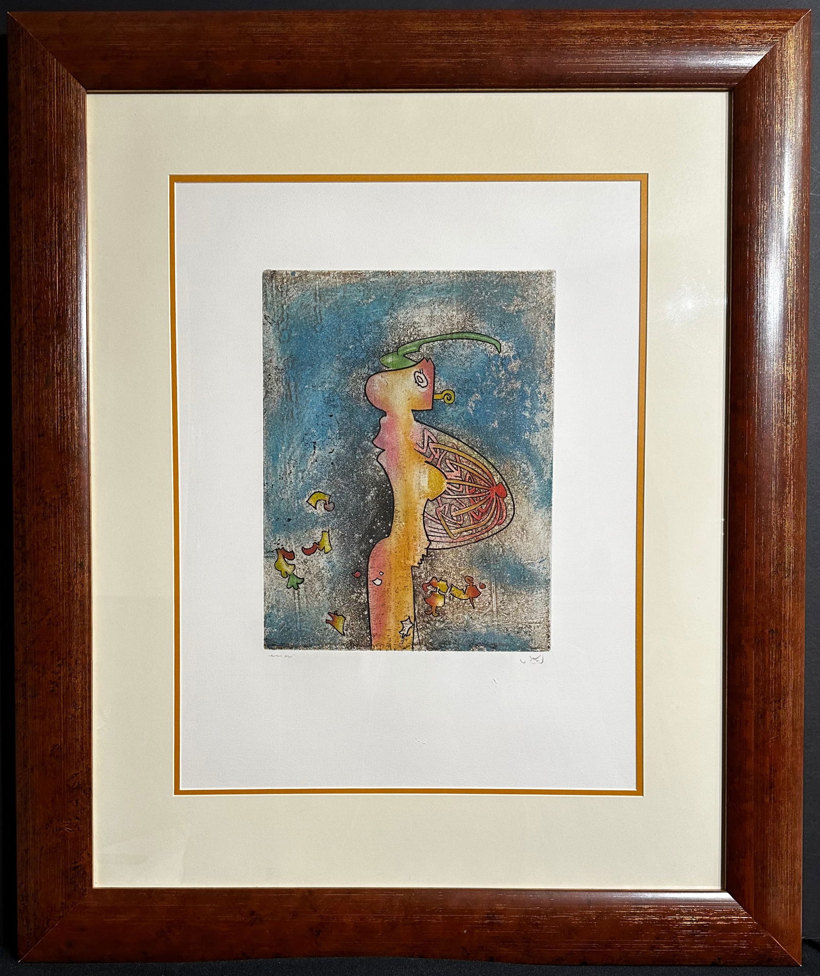 Roberto Matta Folder Los 5 Destacados Burumbauzerda Hand Signed Etching and Aquatint (1 of 6)