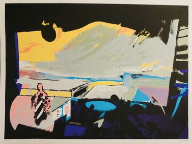 John Hultberg Wide Window 1 Hand Signed Serigraph