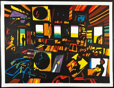 John Hultberg After The Party Hand Signed Serigraph