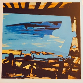 John Hultberg Sinking Ship Hand Signed Serigraph