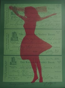 Joanne Seltzer Dance Lesson #4 Hand Signed Lithograph