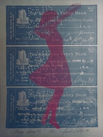 Joanne Seltzer Dance Lesson #2 Hand Signed Lithograph