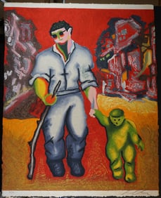 Sandro Chia Untitled #8 Hand Signed Etching