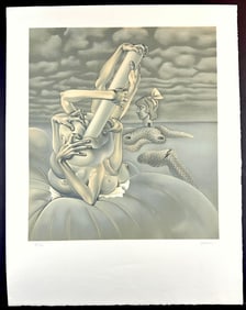 Hans Bellmer Entrientes Hand Signed Lithograph