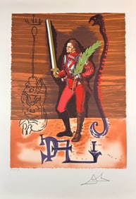 Salvador Dali Dali Discovers America Christopher Columbus Discovers America Hand Signed Numbered