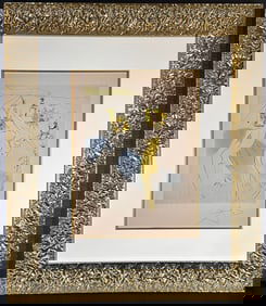 Salvador Dali Dali The Hippies Flower Woman at The Piano Hand Signed Numbered Etching