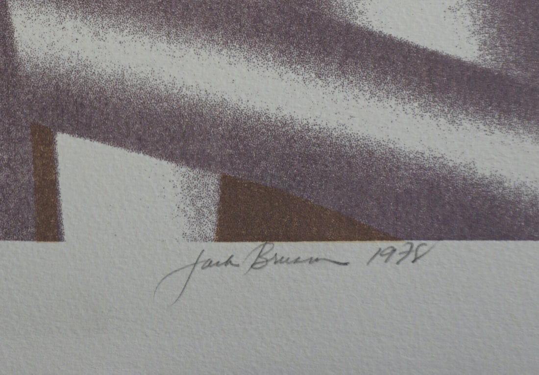 Jack Brusca Pipes Hand Signed Serigraph - 2