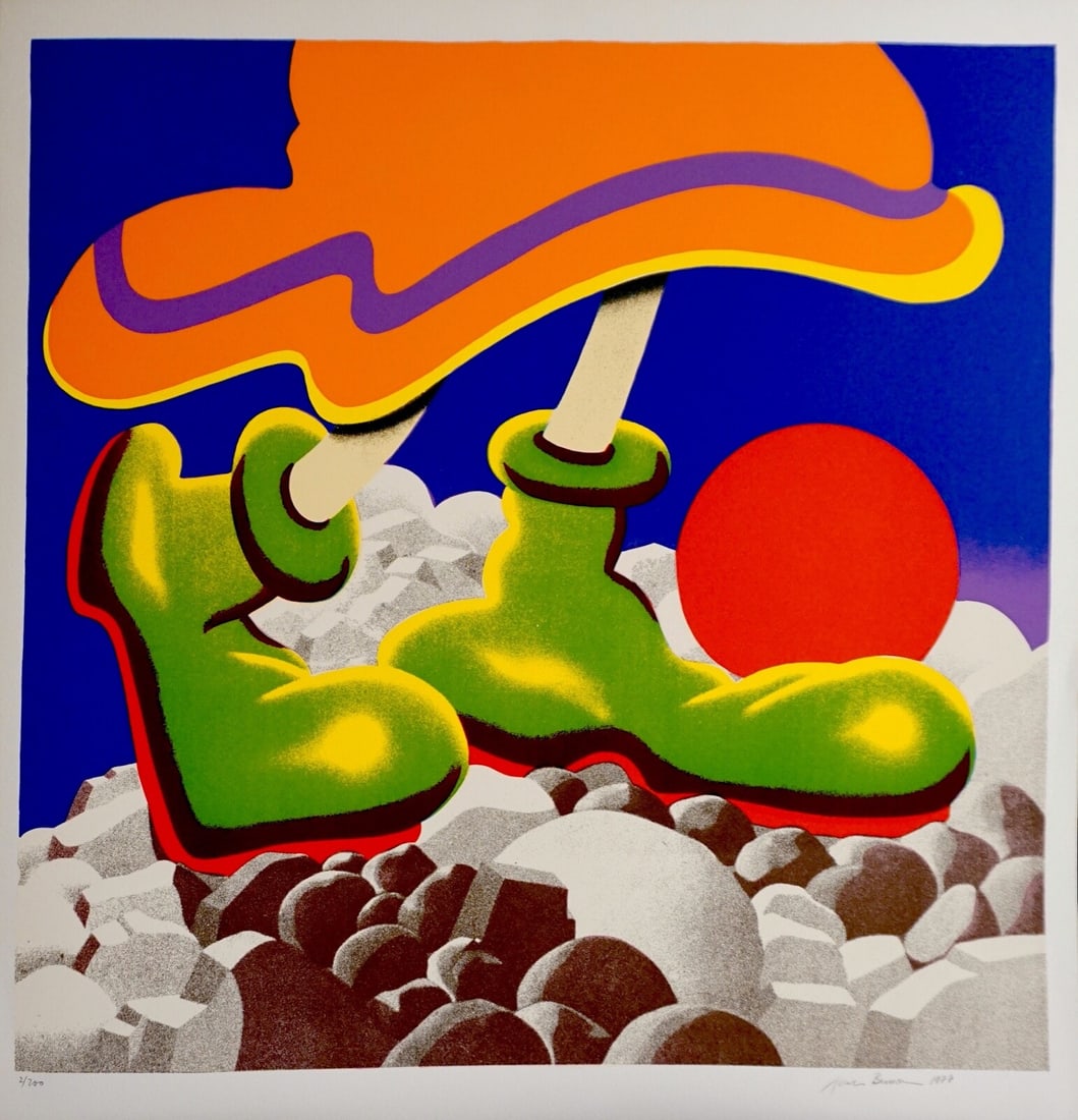 Jack Brusca Girl With Beachball Hand Signed Silkscreen (1 of 2)