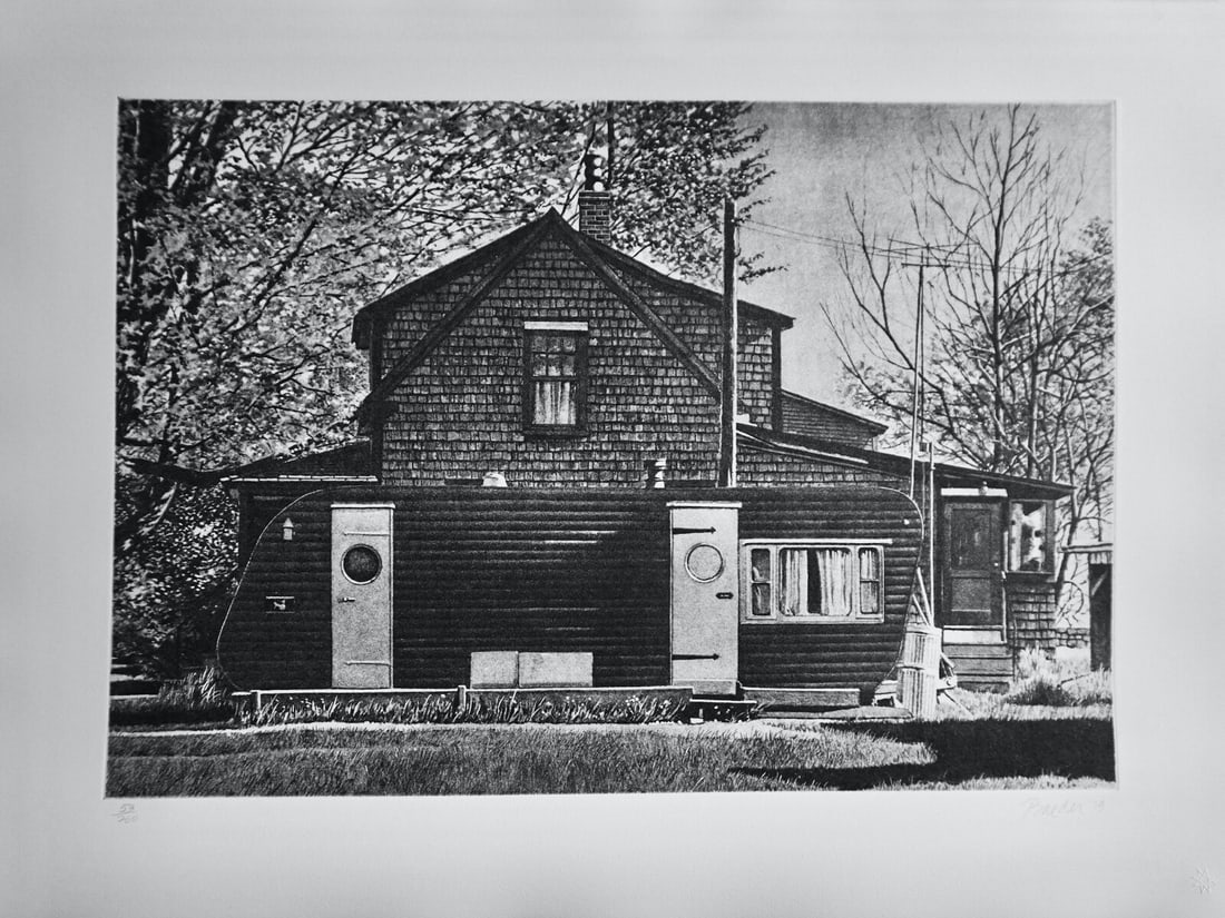 John Baeder House With Trailer Hand Signed Screenprint (1 of 2)