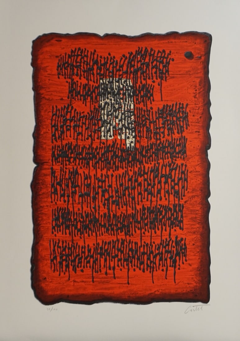 Moshe Castel Prophesy Hand Signed Lithograph: Artist: Moshe Castel Title: Prophesy Dimensions: 21.25 in. X 29.25 in Edition: From the edition of 150 Medium: Lithograph on Paper Signature: Hand Signed by Moshe Castel Condition: Excellent