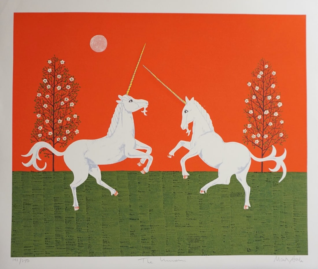 Mark Sabin The Unicorn Hand Signed Screenprint (1 of 3)