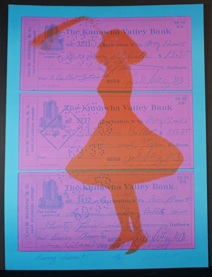 Joanne Seltzer Dance Lesson #5 Hand Signed Lithograph: Artist: Joanne Seltzer Title: Dance Lesson #5 Year: 1978 Dimensions: 23 in. X 29 in. Edition: From the edition of 300 Medium: Lithograph on Paper Signature: Hand Signed by Joanne Seltzer Condition: Ex