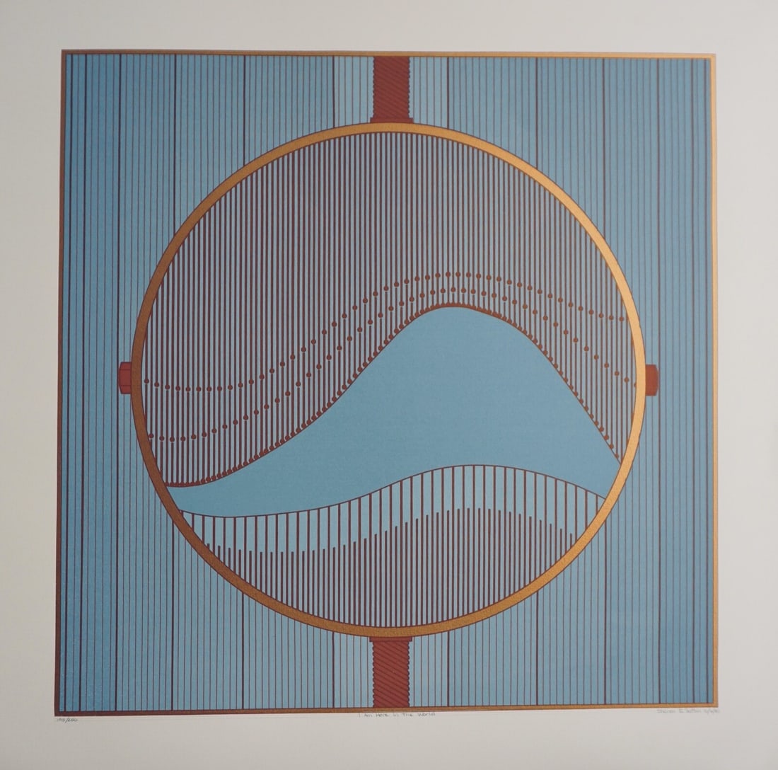 Sharon Sutton I am Here in The World Hand Signed Screenprint (1 of 3)